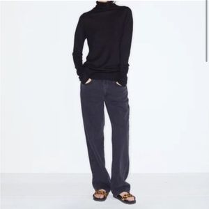 Raey Faded Straight Leg Jeans, Size 24